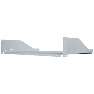 Étagère cantilever ventilée 2U 19 pouces - 350 mm de profondeur - capacité de charge jusqu'à 15 kg - gris