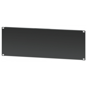 4U afdekpaneel voor 19 inch rack - zwart