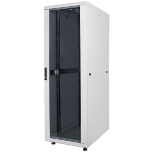 19 inch netwerkkast MHT222 met glazen deur - 42U - 600 (D) x 600 (W) x 2033 (H) - geassembleerd - grijs