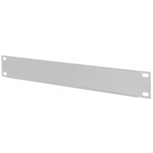Panneau de recouvrement 1U pour rack 10 pouces - gris