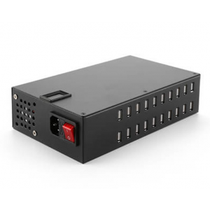 Concentrateur de charge de bureau 20 ports USB-A 12W