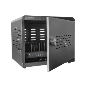 Armoire de recharge USB-C 1 000 W pour 16 ordinateurs portables & tablettes – Gestion à distance – serrure à combinaison