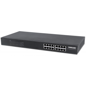 Commutateur Gigabit Ethernet PoE+ 16 ports - 370W PoE, montage en rack