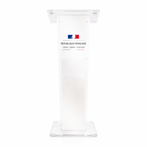 Pupitre plexiglas Garnet - satiné