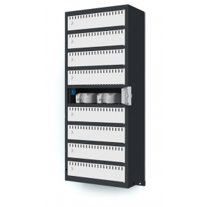 Casiers de recharge pour batteries & appareils mobiles - Montage mural - 9 compartiments