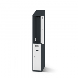 Casiers vestiaires avec fonction de charge - 40 cm de large - 2 portes