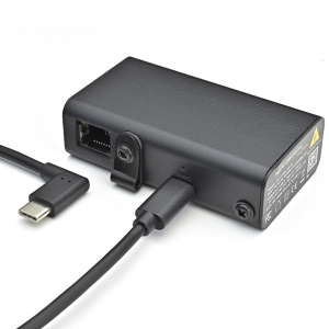 25W Power + Gigabit Data PoE Adapter + USB-C Kabel 40cm