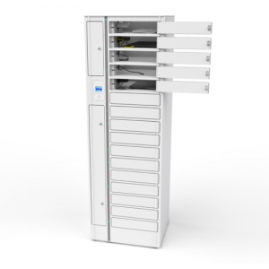 Casier de charge BYOD Volt 1:1 VLSB-16S-M-O pour 16 appareils jusqu'à 17 pouces - Serrure RFID + Contrôle Web