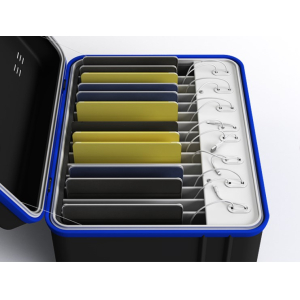 Valise de rechargement avec câbles USB-C pour 16 iPads et tablettes TRANUC-TB-16#