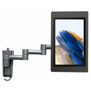 Support mural flexible pour tablette 345 mm Fino pour Samsung Galaxy Tab S9 S8 & S7 11 - noir