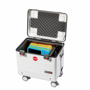 Valise de chargement et de transport Parat TC10 Educover/Kidscover TwinCharge pour 10 tablettes de 7 à 10.5 pouces - blanc