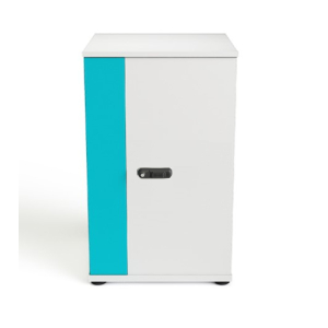 Armoire de charge Zioxi pour 16 ordinateurs portables jusqu'à 16 pouces - Chargement via USB-C - CHRGCUC-LS-16-R - Verrouillage RFID