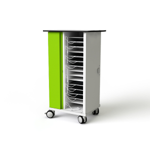 Chariot de chargement pour 16 tablettes avec gestion à distance Zioxi onView - serrure à code