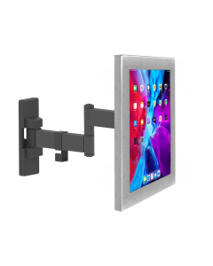 Support de tablette mural flexible 265 mm Securo L pour tablettes de 12 à 13 pouces - acier inoxydable