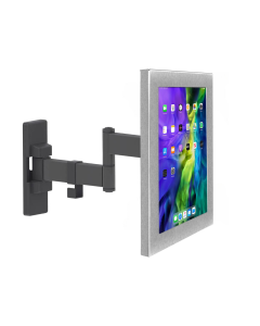 Support de tablette mural flexible 265 mm Securo M pour tablettes de 9 à 11 pouces - acier inoxydable