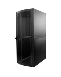 Baie serveur Premium 19 pouces MHT275 avec porte perforée - 26U - 1000 (P) x 600 (L) x 1322 (H) - assemblée - noir
