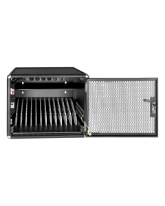 Armoire de charge BRV12v2T pour 12 tablettes ou ordinateurs portables jusqu'à 16 pouces - avec minuterie