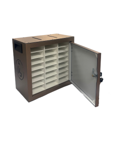Armoire verrouillable BTOK24 pour 24 téléphones portables - bronze