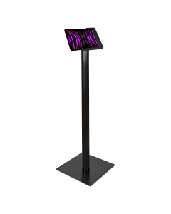 Support au sol Domo Slide avec fonctionnalité de charge pour iPad 12,9 pouces 2018-2022 - noir