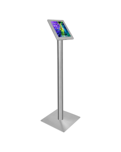 Support de tablette au sol Securo M pour tablettes de 9-11 pouces - acier inoxydable