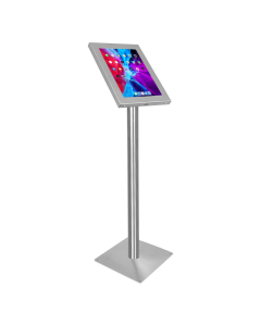 Support de tablette au sol Securo XL pour tablettes de 13-16 pouces - acier inoxydable