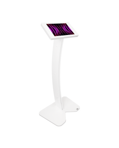 Support de sol Fino Curved LED pour iPad 10.9 & 11 pouces - blanc