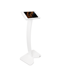 Support de tablette sur pied Fino Curved LED pour Samsung Galaxy Tab A9+ 11" 2023 - blanc