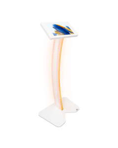 Support de sol Fino Curved LED pour iPad Air 13 pouces 2025 - blanc