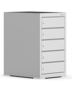 Casier de chargement compact BR5KLDESK pour 5 appareils - serrure à clé