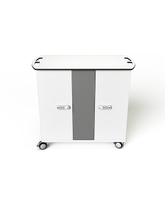 Chariot de chargement USB-C Zioxi CHRGTUC-CB-32-C pour 32 Chromebooks jusqu'à 14 pouces - verrouillage par code numérique