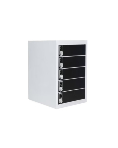 Cacifo de carregamento compacto para 15 dispositivos móveis - tomadas elétricas e portas USB - fechaduras com código numérico