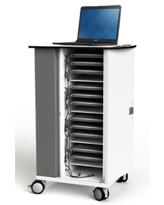 Chariot de chargement onView Zioxi CHRGT-CB-20-K-O3 pour 20 Chromebooks jusqu'à 14 pouces - serrure à clé