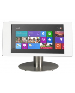Support de table Fino pour Microsoft Surface Pro 12.3 - blanc/acier inoxydable