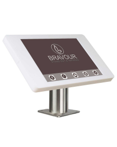 Support de table Fino pour HP ElitePad 1000 G2 - blanc/acier inoxydable