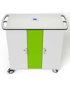 Chariot de recharge Zioxi onView avec gestion web pour 32 tablettes jusqu'à 11 pouces - serrure à clé