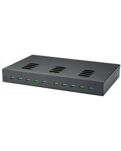 Concentrateur de charge 10 ports Dual Charge USB-A/USB-C 1000W - noir