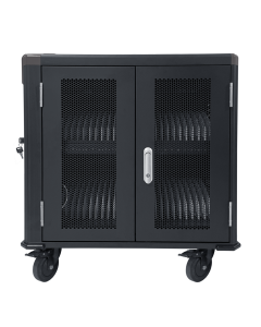 Chariot de recharge BRVC50 COMPACT avec câbles USB-C pour 50 tablettes jusqu'à 13 pouces - noir