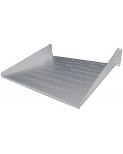 Étagère cantilever ventilée 2U 19 pouces - 250 mm de profondeur - capacité de charge jusqu'à 25 kg - gris