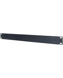 1U afdekpaneel voor 19 inch rack - zwart