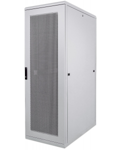 Baie serveur 19 pouces MHT264 avec porte perforée - 42U - 1000 (P) x 600 (L) x 2033 (H) - assemblée - gris