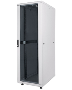 Baie réseau 19 pouces MHT224 avec porte vitrée - 42U - 800 (P) x 600 (L) x 2033 (H) - assemblée - gris