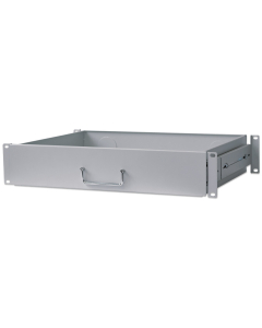 2U 350mm diepe opberglade voor 19" rack - grijs