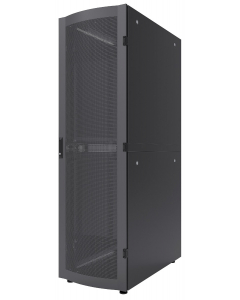 Baie serveur 19 pouces MHT267 avec porte perforée - 42U - 1200 (P) x 600 (L) x 2057 (H) - assemblée - noir