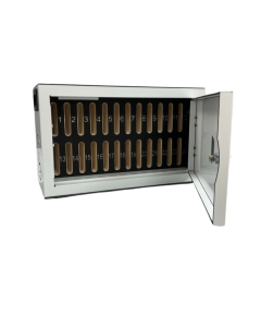 Armoire verrouillable avec compartiments pour 24 téléphones portables - WBTOK24W - blanc