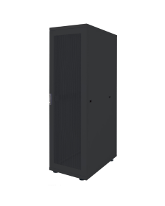 Baie serveur 19 pouces MHT241 avec porte perforée - 36U - 1000 (P) x 600 (L) x 1766 (H) - flatpack - noir