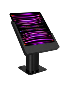 Support de bureau fixe Domo Slide avec fonction de recharge pour iPad Air 11" 2024 - noir