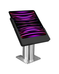 Domo Slide support de bureau fixe pour iPad 10.9 & 11 pouces - Noir/RVS