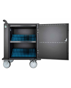 Chariot de recharge mobile Manhattan pour 32 appareils jusqu'à 14 pouces - USB-C