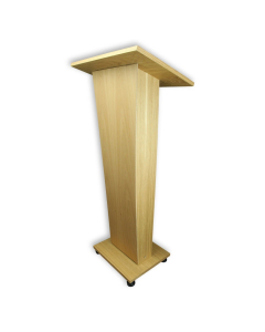 Pupitre en bois avec plastron Pollux – noyer