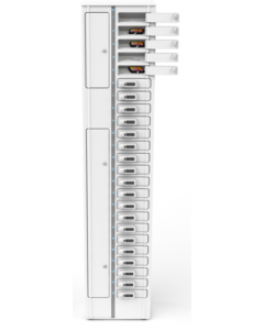 Casier de recharge pour 24 téléphones jusqu'à 7 pouces - Zioxi Volt Bay VSP1-24S-UC-K - Verrouillage par clé - USB-C